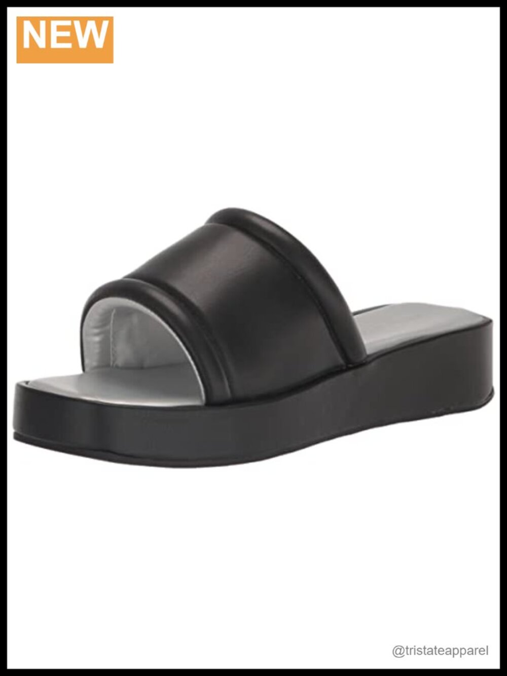Kenneth Cole New York Women's Andreanna Square Toe Low Wedge Sandal